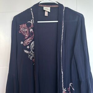 Dark blue coverup